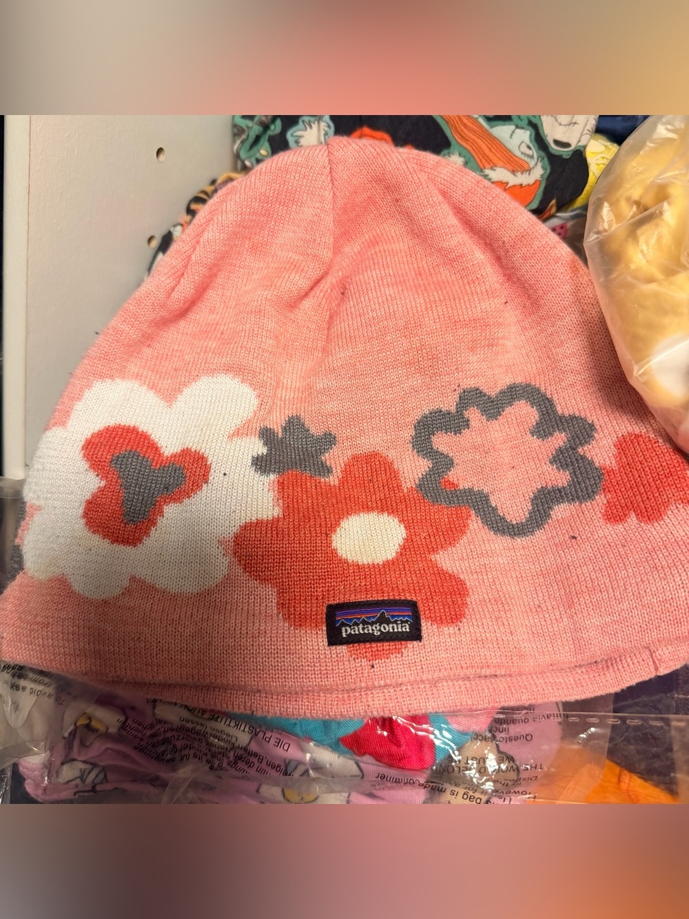 toddler girls Patagonia beanie